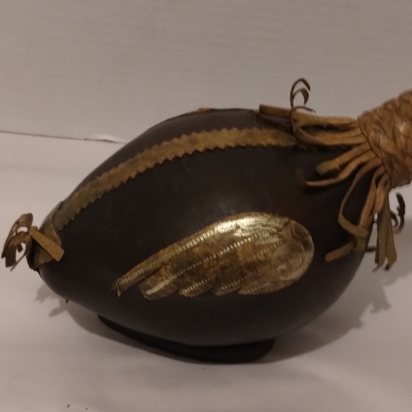 Vintage Leather Goose Decanter - Picture 3 of 11